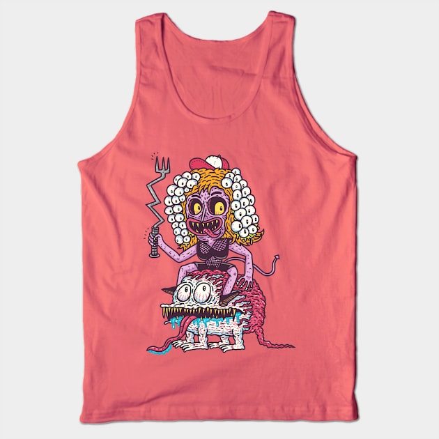 Lady Eyeyeye Tank Top by hex